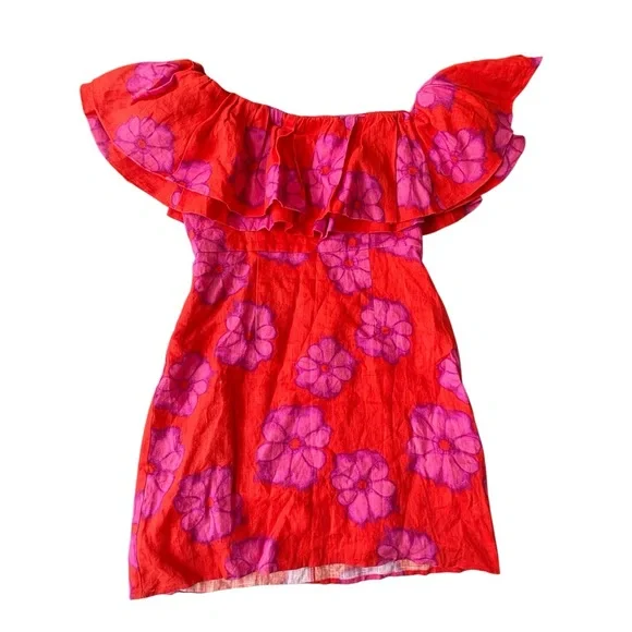 Rhode Vivi Dress in Scarlet Bombay Bloom NWT Size 2